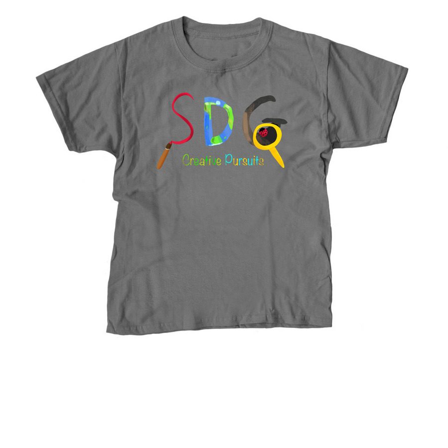 SDG Kids, a Charcoal Youth Unisex Tee
