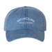 RMN Hat, a Royal Blue Printed Pigment Dye Baseball Cap