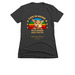 Life is Rainbow, a Charcoal Women's Slim Fit Tee