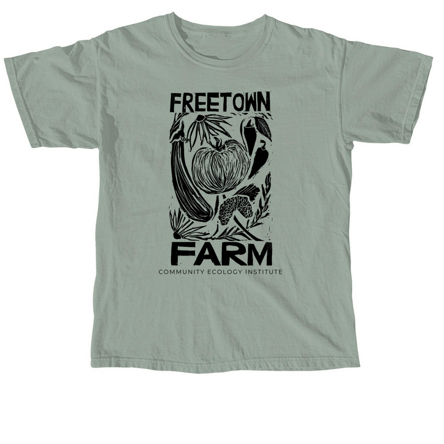 CEI's Earth Month Fundraiser - Freetown Farm, a Bay Comfort Colors Unisex Tee