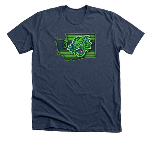 Washington Lagooners Shirts & Hoodies, a Heather Navy Premium Unisex Tee