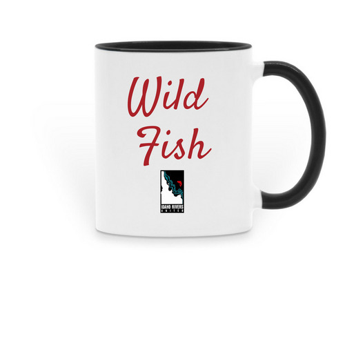 Wild Fish / Wild Sex Mugs, a Black Two-Tone Ceramic Mug