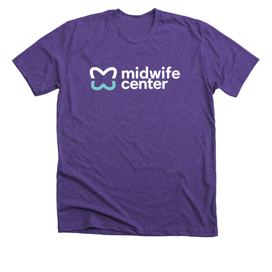 T-Shirts & Long Sleeve Shirts, a Heather Team Purple Premium Unisex Tee