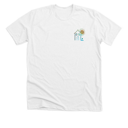 Mulherin Home, a Solid White Blend Premium Unisex Tee