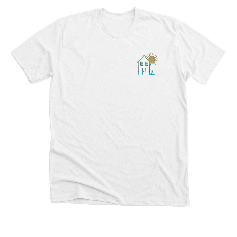 Mulherin Home, a Solid White Blend Premium Unisex Tee