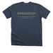 M.A. Barbarian Shirt, a Heather Midnight Navy Premium Unisex Tee