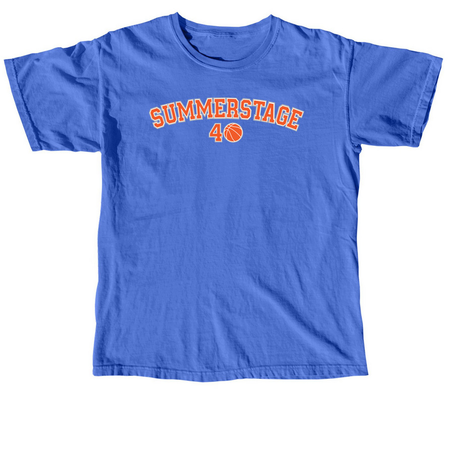 SummerStage NY Inspired T-Shirt, a Flo Blue Comfort Colors Unisex Tee