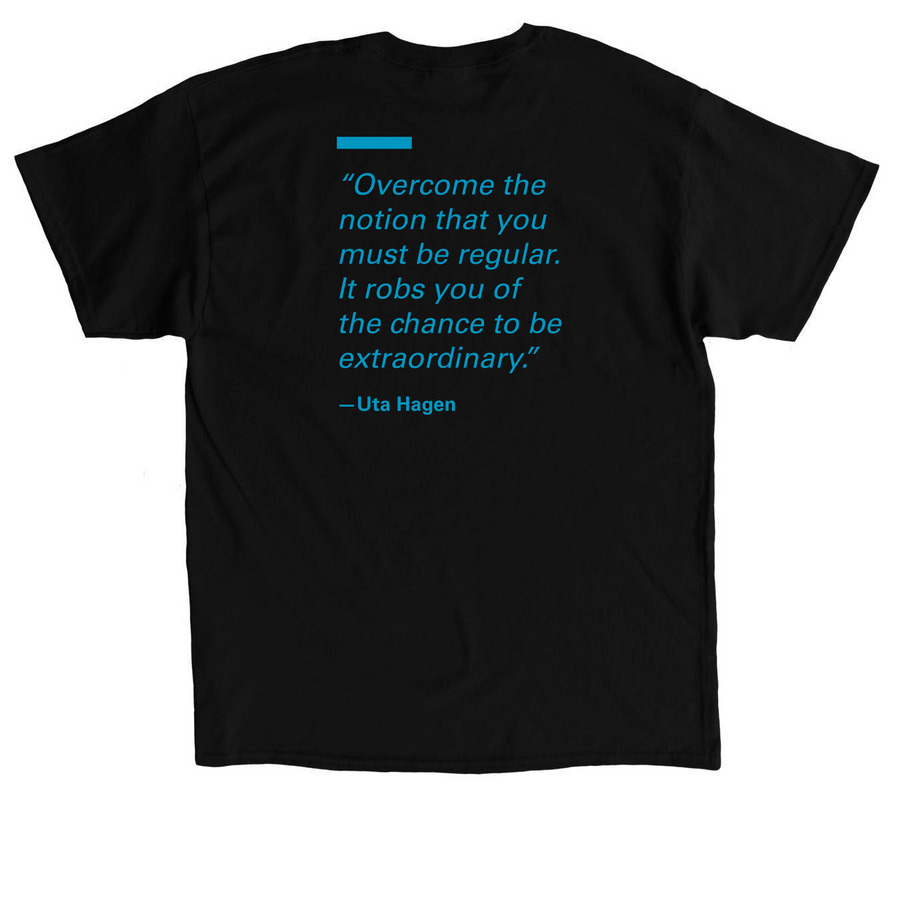 HB Black Unisex T-Shirt, a Black Classic Unisex Tee (back-view)