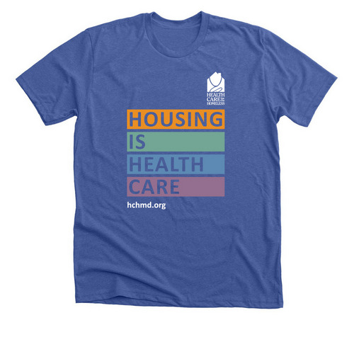 Housing is Health Care, a Solid True Royal Premium Unisex Tee