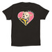 I Heart Tiny Wilbur, a Black Premium Cotton Tee