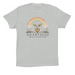 Stencil logo, a Silver Premium Cotton Tee