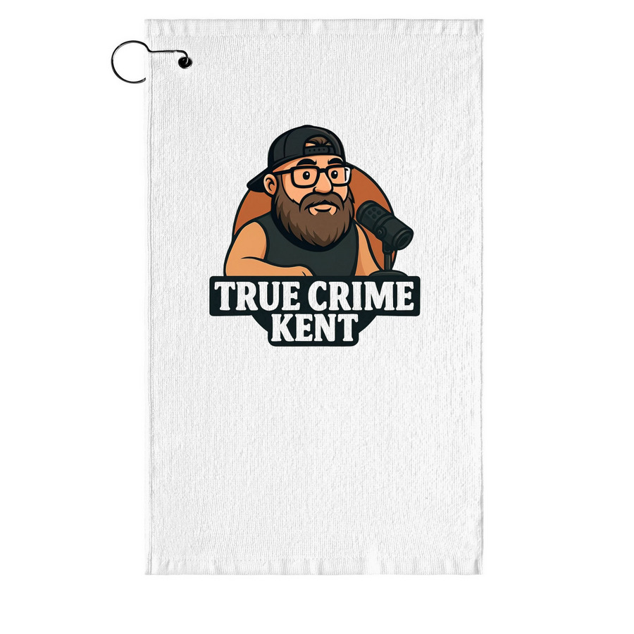Chungus on the Mic Golf Towel, a White Golf Towel