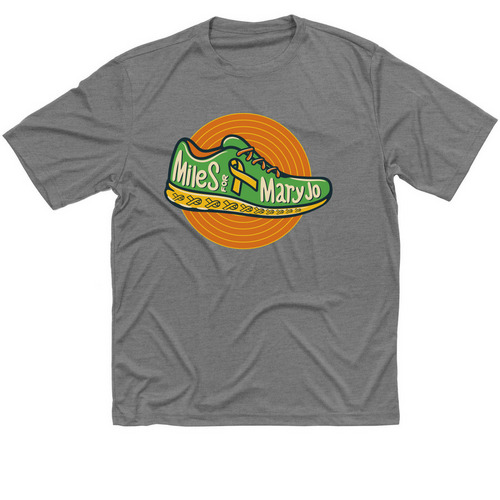 Miles for Mary Jo (performance tee), a Grey Concrete Heather Classic Performance Tee