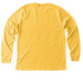 Long sleeve Tee, a Heather Yellow Gold Premium Long Sleeve Tee (back-view)