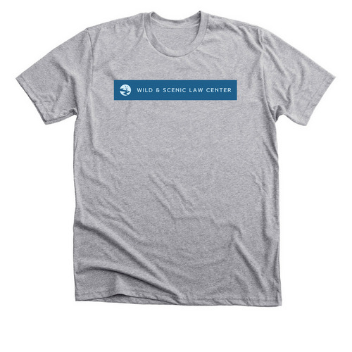 Wild & Scenic Law Center - Logo Apparel, a Athletic Heather Premium Unisex Tee