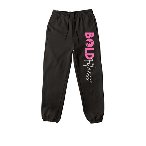 Bold Fitness Heavy Joggers, a Black Premium Heavyweight Jogger