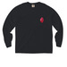 Making Spirits Bright (Pocket Tee), a Black Comfort Colors Long Sleeve Pocket Tee