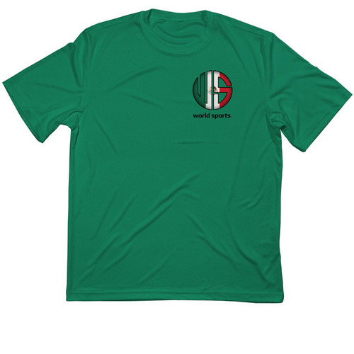 World Sports Global Style - Mexico, a Kelly Green Classic Performance Tee