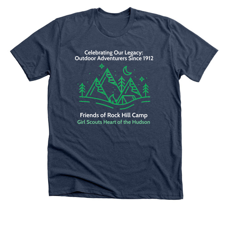 Friends of Rock Hill-2026&nbsp;, a Heather Navy Premium Unisex Tee
