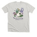 Circle of Life: Lupine & Skull (color), a Heather Cement Premium Unisex Tee