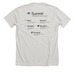 Pinnacle&nbsp;, a Heather Cement Premium Unisex Tee (back-view)