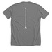 Summit/Arrow T-shirt, a Deep Heather Premium Unisex Tee (back-view)