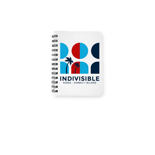 Kona Indivisible Notebook, a White Spiral Notebook