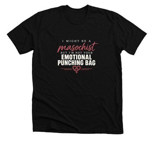 Knot your emotional punching bag, a Solid Black Blend Premium Unisex Tee
