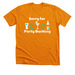 Sorry for Party Barking (Orange) - CanAm '23, a Heather Orange Premium Unisex Tee
