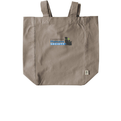 The Chesapeake Humane Society Tote Bag, a Pumice Recycled Cotton Tote Bag