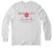 Read Aloud West Virginia, a Bright White Allmade Organic Cotton Long Sleeve Tee
