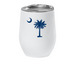"The SC Classic" - Tumbler, a White Insulated Wine Cup