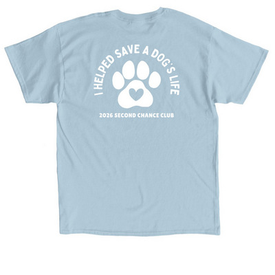 2026 Second Chance Club, a Light Blue Classic Unisex Tee