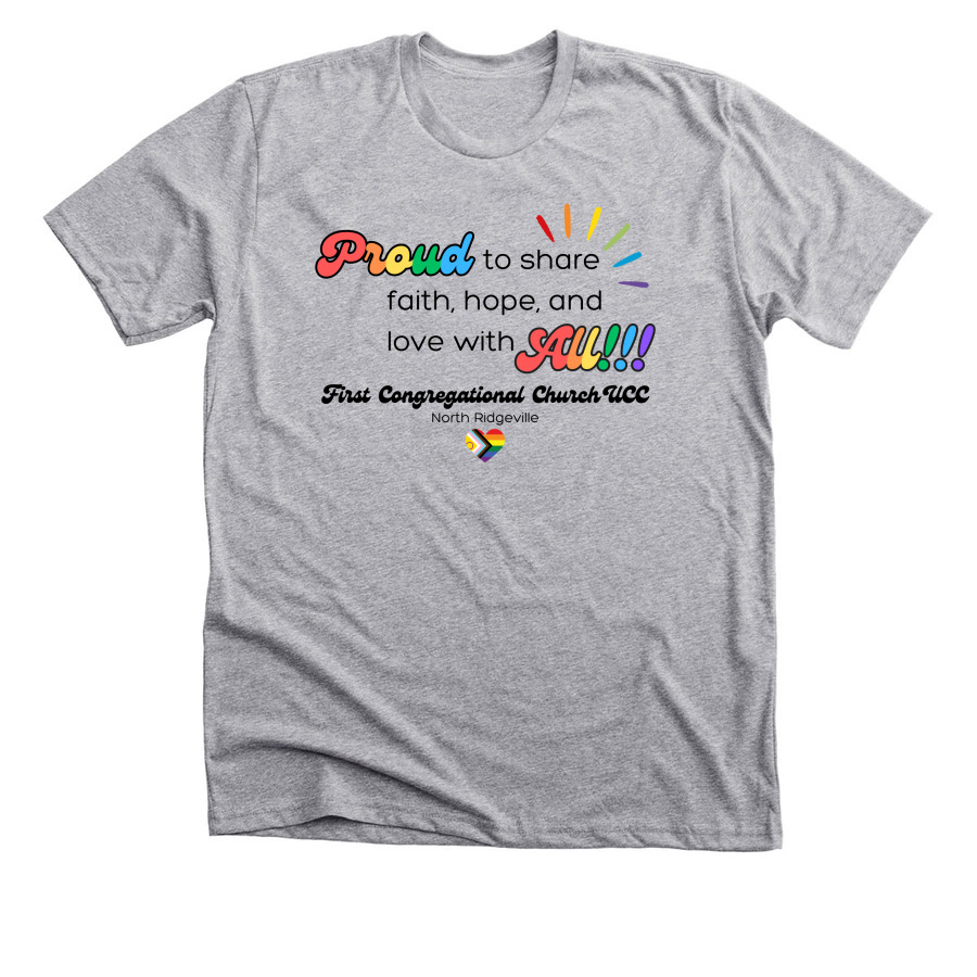FCC Pride 2, a Athletic Heather Premium Unisex Tee