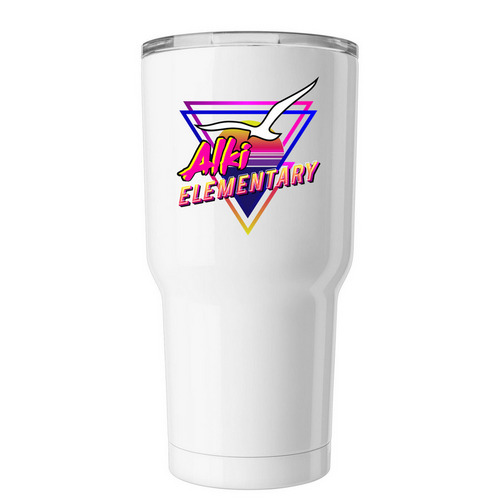 2023 Throwback Tumbler, a White Insulated Tumbler