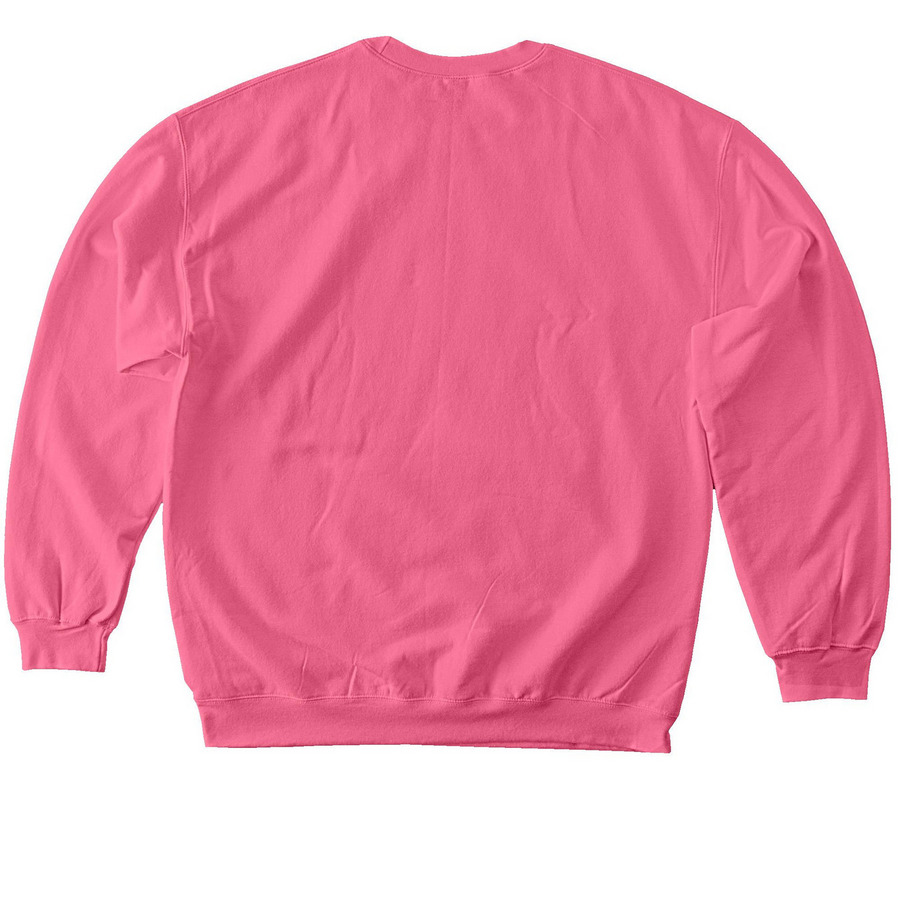 Laela?s Hope Cat Rescue Logo&nbsp;, a Pink Lemonade Softstyle Crewneck Sweatshirt (back-view)