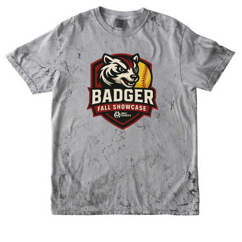 Badger Fall Showcase, a Smoke Comfort Colors Colorblast Tee