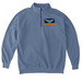 NATURALIST Classic Pocket & Kelp Back Logo, a Blue Jean Comfort Colors Quarter Zip Pullover