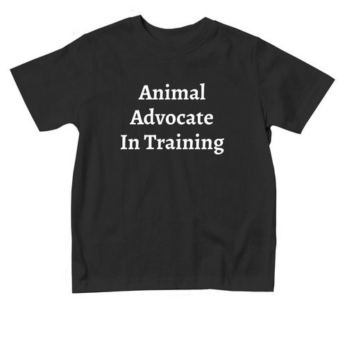 Toddler Animal Advocate, a Black Toddler Tee