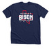 Howard University Alumni Club of Houston, a Solid Navy Blend Premium Unisex Tee
