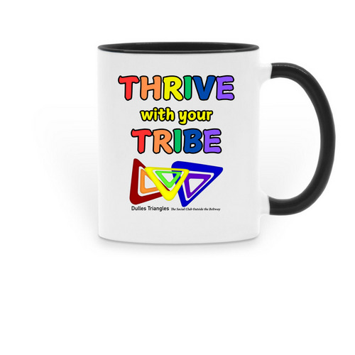 New for 2025, a Black Two-Tone Ceramic Mug