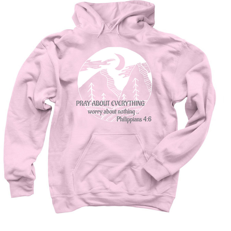 Philippians, a Light Pink Pullover Hoodie