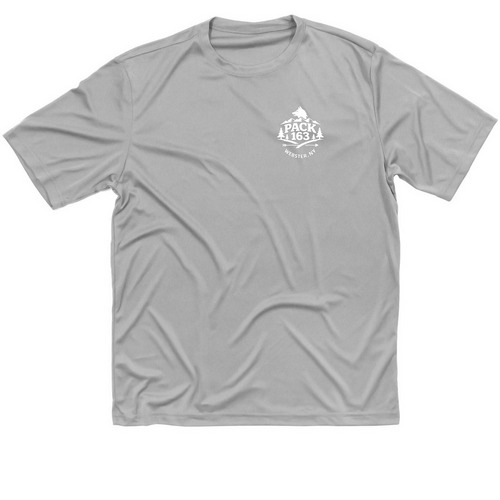 Pack 163 Oath & Law Performance Shirt, a Silver Classic Performance Tee