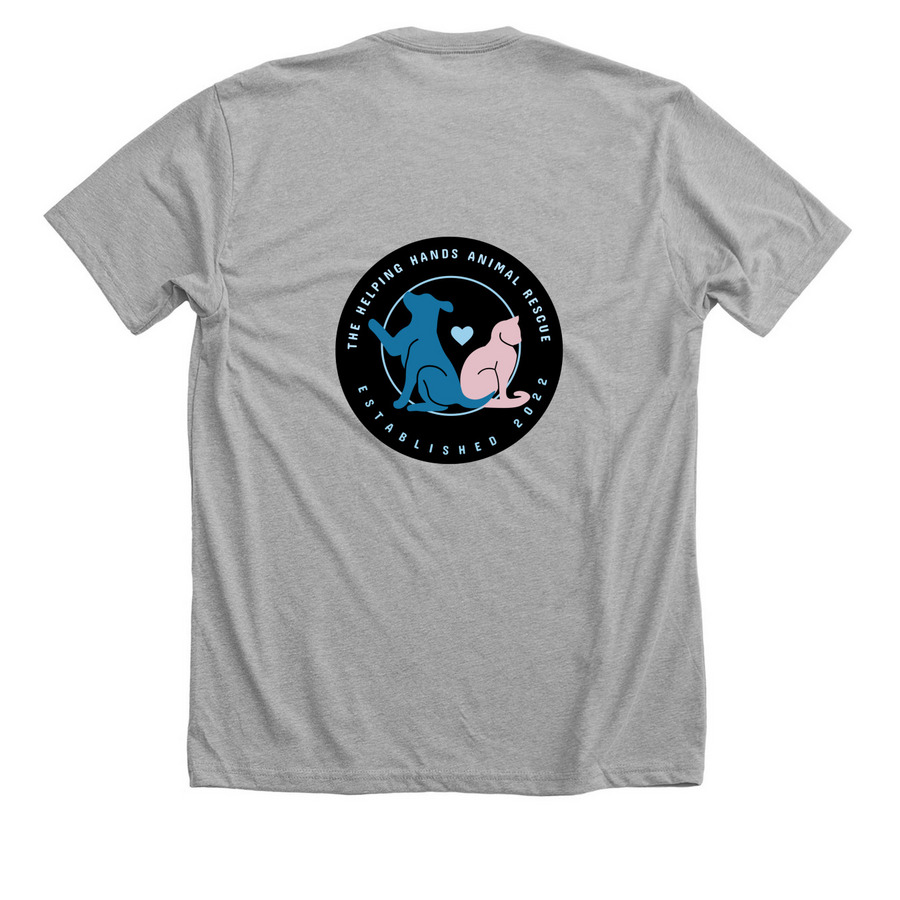 Leave Your Mark, a Athletic Heather Premium Unisex Tee (back-view)
