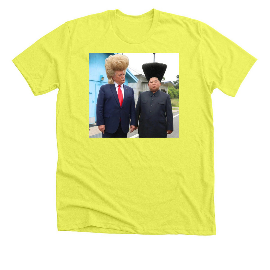 WIG, a Neon Yellow Premium Unisex Tee