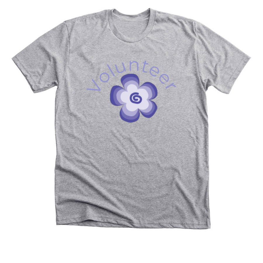 PSVa Volunteer Tee, a Athletic Heather Premium Unisex Tee