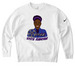 Subrina Enterprise, a White Nike Club Fleece Crewneck Sweatshirt