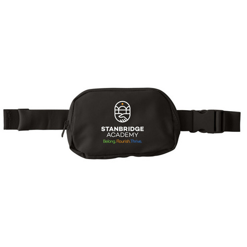 Stanbridge 5"x8" Hip Pack, a Deep Black Matte Hip Pack