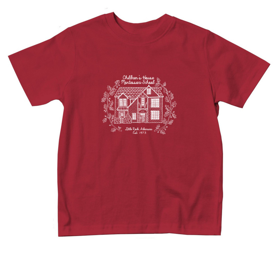 Toddler CHMS Classic School Shirt, a Red Toddler Tee