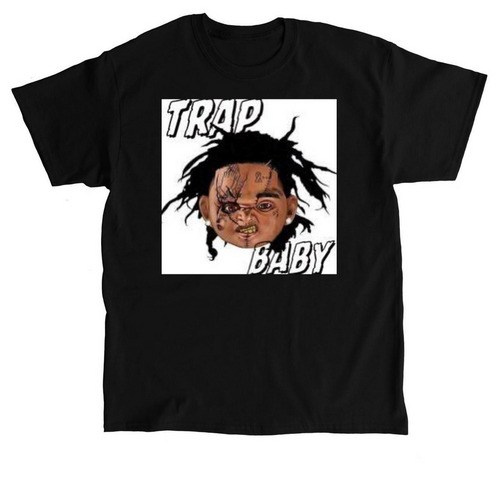 TRAP BABY, a Black Classic Unisex Tee
